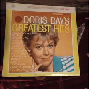 Columbia Vinyl Record - Doris Day's Greatest Hits in Yellow and White